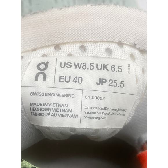 On Cloudmonster Women’s Running Shoes Glacier/Meadow Size 8.5 Width B - Medium - Picture 8 of 10